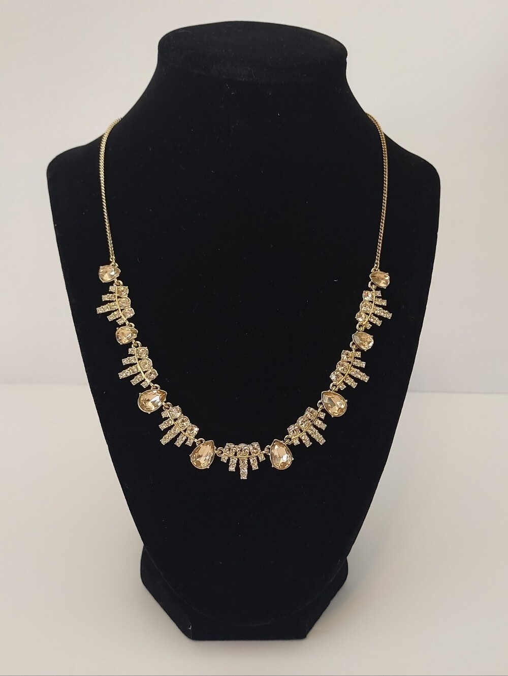 Givenchy Rosegold Crystal Cluster Necklace - Women Jewelry